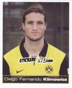 Sticker Diego Fernando Klimowicz - German Football Bundesliga 2007-2008 - Panini