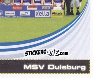 Figurina Team MSV Duisburg - German Football Bundesliga 2007-2008 - Panini