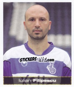 Cromo Iulian Filipescu - German Football Bundesliga 2007-2008 - Panini