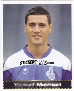 Sticker Youssef Mokhtari - German Football Bundesliga 2007-2008 - Panini
