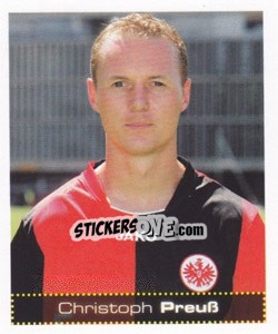 Sticker Christoph Preuss - German Football Bundesliga 2007-2008 - Panini
