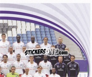 Sticker Team Hamburger SV - German Football Bundesliga 2007-2008 - Panini