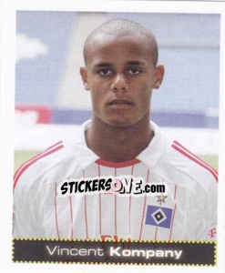 Sticker Vincent Kompany - German Football Bundesliga 2007-2008 - Panini