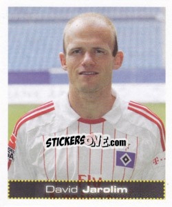 Cromo David Jarolim - German Football Bundesliga 2007-2008 - Panini