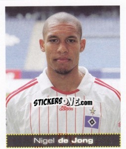 Sticker Nigel de Jong - German Football Bundesliga 2007-2008 - Panini