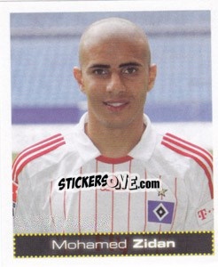 Cromo Mohamed Zidan - German Football Bundesliga 2007-2008 - Panini