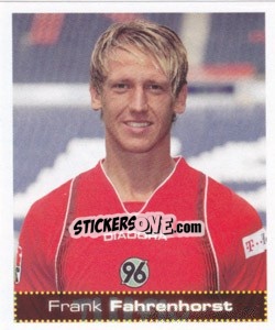 Sticker Frank Fahrenhorst - German Football Bundesliga 2007-2008 - Panini