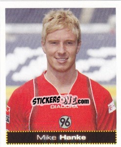 Sticker Mike Hanke - German Football Bundesliga 2007-2008 - Panini