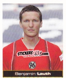 Cromo Benjamin Lauth - German Football Bundesliga 2007-2008 - Panini
