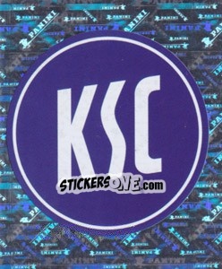 Sticker Wappen Karlsruher SC - German Football Bundesliga 2007-2008 - Panini