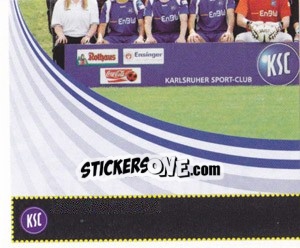 Sticker Team Karlsruher SC - German Football Bundesliga 2007-2008 n. 282 - Panini