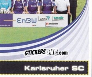 Sticker Team Karlsruher SC - German Football Bundesliga 2007-2008 n. 283 - Panini