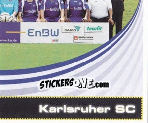 Sticker Team Karlsruher SC - German Football Bundesliga 2007-2008 - Panini