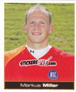Sticker Markus Miller - German Football Bundesliga 2007-2008 - Panini