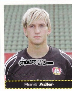 Cromo René Adler - German Football Bundesliga 2007-2008 - Panini