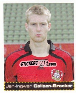 Sticker Jan-Ingwer Callsen-Bracker - German Football Bundesliga 2007-2008 - Panini