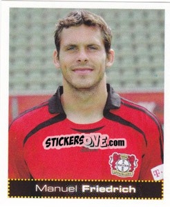 Cromo Manuel Friedrich - German Football Bundesliga 2007-2008 - Panini