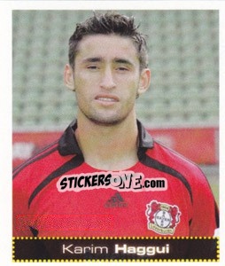 Sticker Karim Haggui - German Football Bundesliga 2007-2008 - Panini