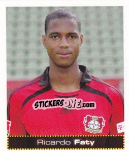 Sticker Ricardo Faty - German Football Bundesliga 2007-2008 - Panini