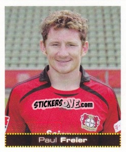 Sticker Paul Freier - German Football Bundesliga 2007-2008 - Panini