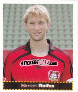 Sticker Simon Rolfes - German Football Bundesliga 2007-2008 - Panini