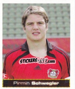 Sticker Pirmin Schwegler - German Football Bundesliga 2007-2008 - Panini
