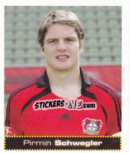 Sticker Pirmin Schwegler - German Football Bundesliga 2007-2008 n. 327 - Panini