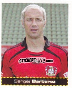 Cromo Sergej Barbarez - German Football Bundesliga 2007-2008 - Panini