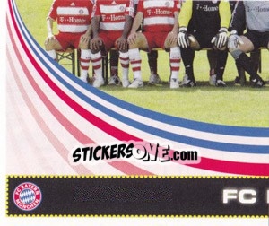 Sticker Team FC Bayern München - German Football Bundesliga 2007-2008 - Panini