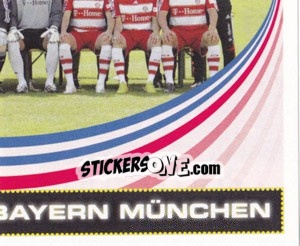 Sticker Team FC Bayern München - German Football Bundesliga 2007-2008 - Panini