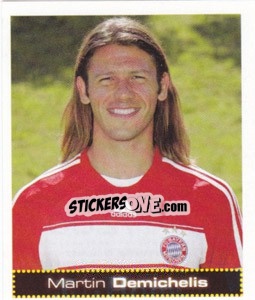 Sticker Martin Demichelis - German Football Bundesliga 2007-2008 - Panini