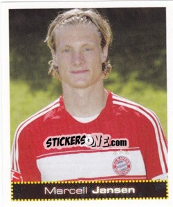 Sticker Marcell Jansen - German Football Bundesliga 2007-2008 - Panini