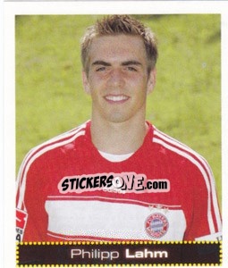 Sticker Philipp Lahm - German Football Bundesliga 2007-2008 n. 345 - Panini