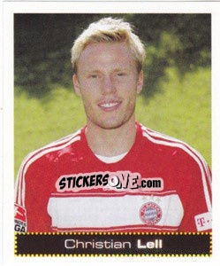 Sticker Christian Lell - German Football Bundesliga 2007-2008 - Panini