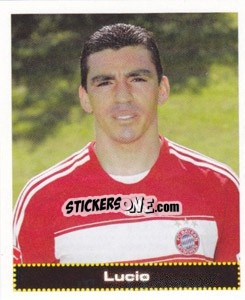 Sticker Lucio - German Football Bundesliga 2007-2008 - Panini