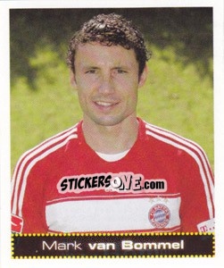 Cromo Mark van Bommel - German Football Bundesliga 2007-2008 - Panini