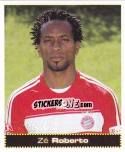 Sticker Zé Roberto - German Football Bundesliga 2007-2008 - Panini