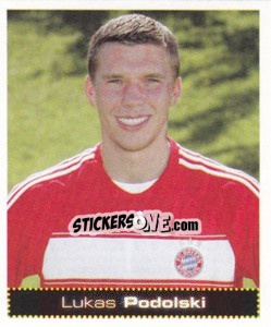 Cromo Lukas Podolski - German Football Bundesliga 2007-2008 - Panini