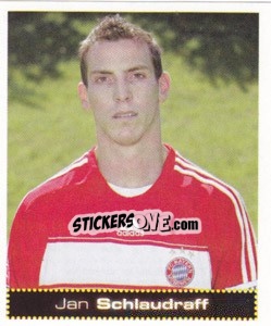 Cromo Jan Schlaudraff - German Football Bundesliga 2007-2008 - Panini