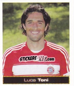 Sticker Luca Toni - German Football Bundesliga 2007-2008 - Panini