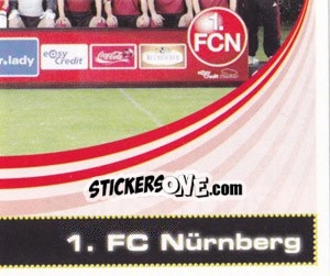Sticker Team 1. FC Nürnberg - German Football Bundesliga 2007-2008 - Panini