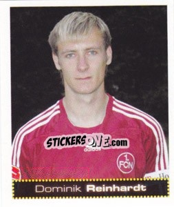 Sticker Dominik Reinhardt - German Football Bundesliga 2007-2008 - Panini
