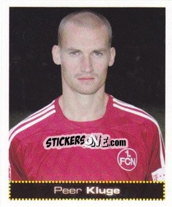 Sticker Peer Kluge - German Football Bundesliga 2007-2008 - Panini