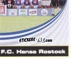 Figurina Team F.C. Hansa Rostock - German Football Bundesliga 2007-2008 - Panini