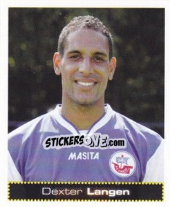 Sticker Dexter Langen - German Football Bundesliga 2007-2008 - Panini