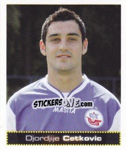 Sticker Djordjije Cetkovic - German Football Bundesliga 2007-2008 - Panini