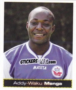 Sticker Addy-Waku Menga - German Football Bundesliga 2007-2008 - Panini