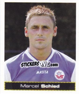 Sticker Marcel Schied - German Football Bundesliga 2007-2008 - Panini