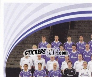 Sticker Team FC Schalke 04 - German Football Bundesliga 2007-2008 - Panini