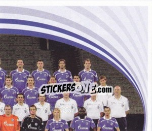 Figurina Team FC Schalke 04 - German Football Bundesliga 2007-2008 - Panini
